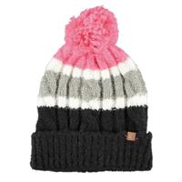Sarlini Winter muts met pompon - kinderen - multi kleuren - grof gebreid - one size