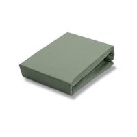 Jersey Supreme Hoeslaken Olive | 140 cm x 220 cm | Groen
