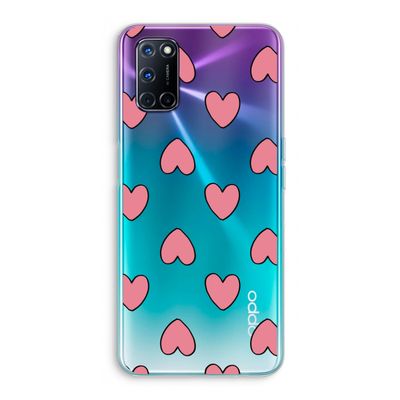 Ondersteboven verliefd: Oppo A92 Transparant Hoesje