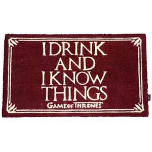 Game of Thrones: I Drink and I Know Things Deurmat Deurmat
