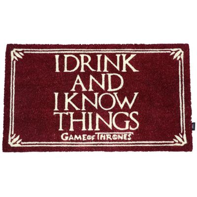 Game of Thrones: I Drink and I Know Things Deurmat Deurmat
