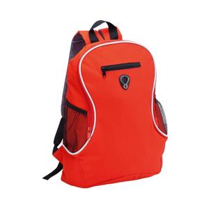 Rugzak - rood - 21.5 liter - backpack met flessenhouder - schooltas - 40 cm