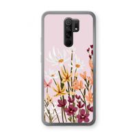 Painted wildflowers: Xiaomi Redmi 9 Transparant Hoesje
