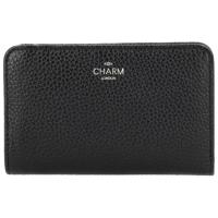 Charm London Zip Around Portemonnee Washington Zwart Charm London Zip Around Portemonnee Washington Zwart