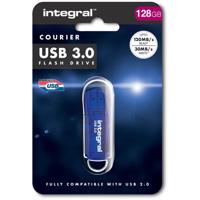 Integral INFD128GBCOU3.0 USB flash drive 128 GB USB Type-A 3.2 Gen 1 (3.1 Gen 1) Blauw, Zilver