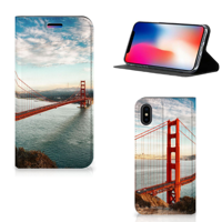 Apple iPhone X | Xs | Book Cover | Golden Gate Bridge
