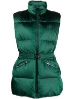 Tommy Hilfiger gilet matelassé à patch logo - Vert - thumbnail