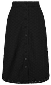 HEMA Dames Doorknooprok Zwart (zwart)