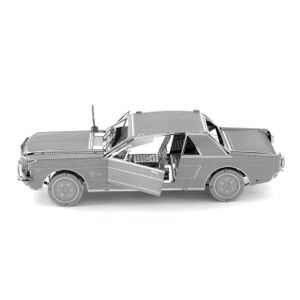 Eureka Metal Earth 1965 Ford Mustang Coupe Zilver Editie