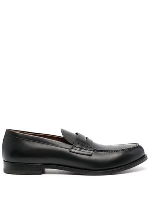 Fratelli Rossetti mocassins en cuir à entaille penny - Noir