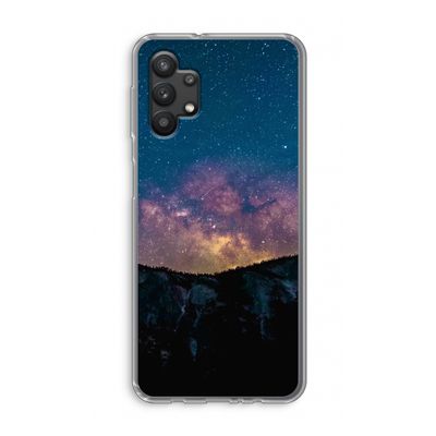 Travel to space: Samsung Galaxy A32 5G Transparant Hoesje