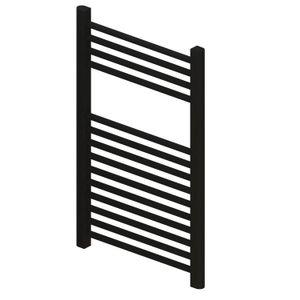 Radiator Boss & Wessing Wingrave 80x60 cm Mat Zwart Zij-Onderaansluiting Boss & Wessing