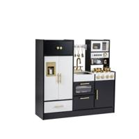 Speelgoedkeuken Houten Keuken Met Realistische Lichten En Geluiden Poppenkeuken Met Opbergruimte