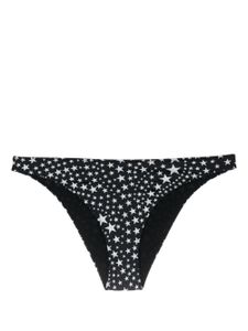 Stella McCartney bas de bikini à plaque logo - Noir