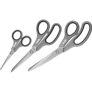 Kwb Scharenset - 6x stuks - 14 / 21 / 25 cm - links- en rechtshandig - hobbyscharen / textielscharen