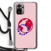 Run The World: Xiaomi Redmi Note 10S Transparant Hoesje met koord Run The World: Xiaomi Redmi Note 10S Transparant Hoesje met koord
