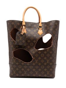 Louis Vuitton Pre-Owned x Comme des Garçons sac cabas Halls Édition Limitée (2014) - Marron