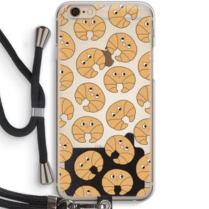 Croissant: iPhone 6 / 6S Transparant Hoesje met koord