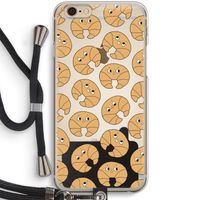 Croissant: iPhone 6 / 6S Transparant Hoesje met koord
