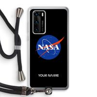 NASA: Huawei P40 Transparant Hoesje met koord