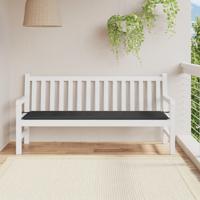 VidaXL Tuinbankkussen 180x50x4 cm oxford stof zwart