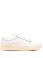 Jil Sander baskets en cuir à lacets - Blanc - thumbnail