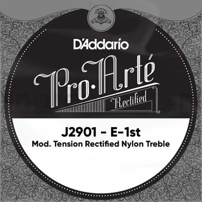 D'Addario J2901 Rectified Nylon Losse Klassieke E1-Snaar - Gematigde Spanning