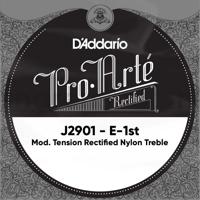 D'Addario J2901 Rectified Nylon Losse Klassieke E1-Snaar - Gematigde Spanning