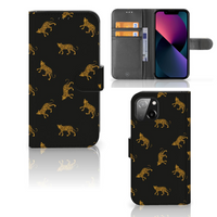 Telefoonhoesje met Pasjes voor Apple iPhone 13 Leopards - thumbnail