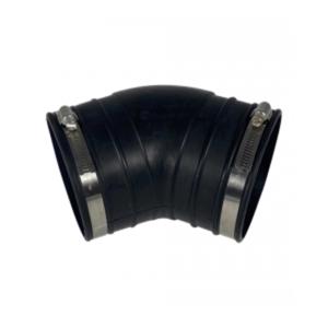 Air Aqua Flexibele Rubber Bocht 45° 110mm - Weerbestendig, Universeel voor Vijver Systemen