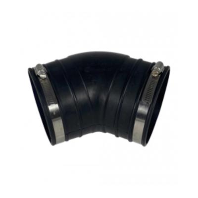 Air Aqua Flexibele Rubber Bocht 45° 110mm - Weerbestendig, Universeel voor Vijver Systemen
