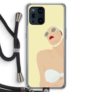 Summer: Oppo Find X3 Pro Transparant Hoesje met koord