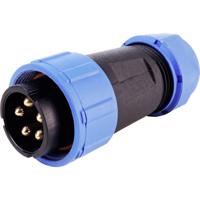 Deko Light 940057 Ronde connector Stekker, recht Totaal aantal polen: 5 1 stuk(s)