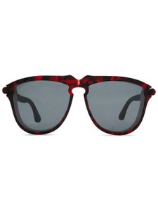 Burberry Eyewear lunettes de soleil à effet écaille de tortue - Rouge