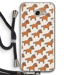 Pony: Samsung Galaxy A5 (2017) Transparant Hoesje met koord