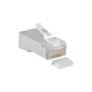 RJ-45 Stekker shielded Cat 5e Netwerkadapter