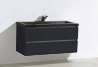 Badmeubel Trend Stone 100 Hoogglans Antraciet