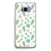 Ananas bladeren: Samsung Galaxy S8 Transparant Hoesje