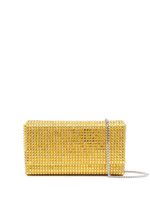 Amina Muaddi mini pochette Paloma à ornements en cristal - Jaune