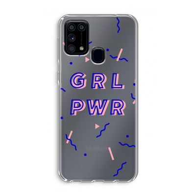 GRL PWR: Samsung Galaxy M31 Transparant Hoesje