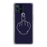F**k U: Oppo Find X3 Pro Transparant Hoesje