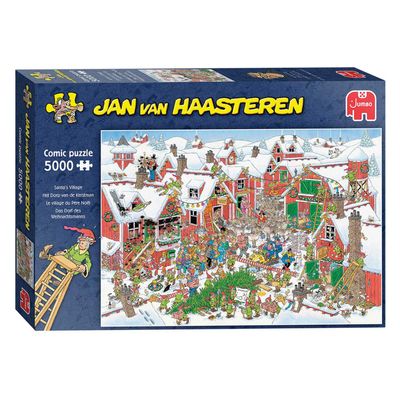 Jan Van Haasteren legpuzzel - santa&apos;s village, 5000st.