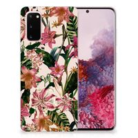 Samsung Galaxy S20 TPU Case Flowers - thumbnail