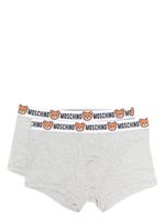 Moschino lot de 2 boxers à logo Teddy - Gris - thumbnail