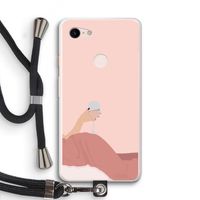 Wine: Pixel 3 XL Transparant Hoesje met koord Wine: Pixel 3 XL Transparant Hoesje met koord