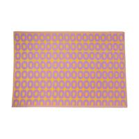Buitenkleed rondo - paars/oranje - 160x230 cm