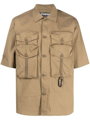 Spoonyard chemise Coolmax à poches multiples - Marron