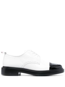 Thom Browne RWB contrasting toecap brogues - Blanc