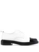 Thom Browne RWB contrasting toecap brogues - Blanc - thumbnail