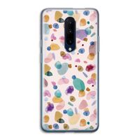 Terrazzo Memphis Pink: OnePlus 7 Pro Transparant Hoesje